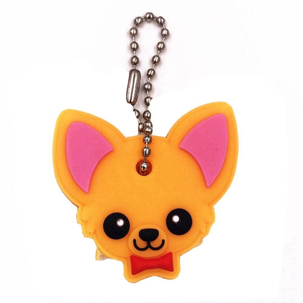 Защитный чехол для ключей из ПВХ, подвеска для ключей с героями мультфильмов, пальто, мягкие клавиши, пылезащитный чехол, ключи