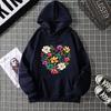 2025 Winter New Women's Hoodie High Street Unisex style Double Pockets Sweatshirts Outerwear Plus-Size Women's Clothing CYXX225