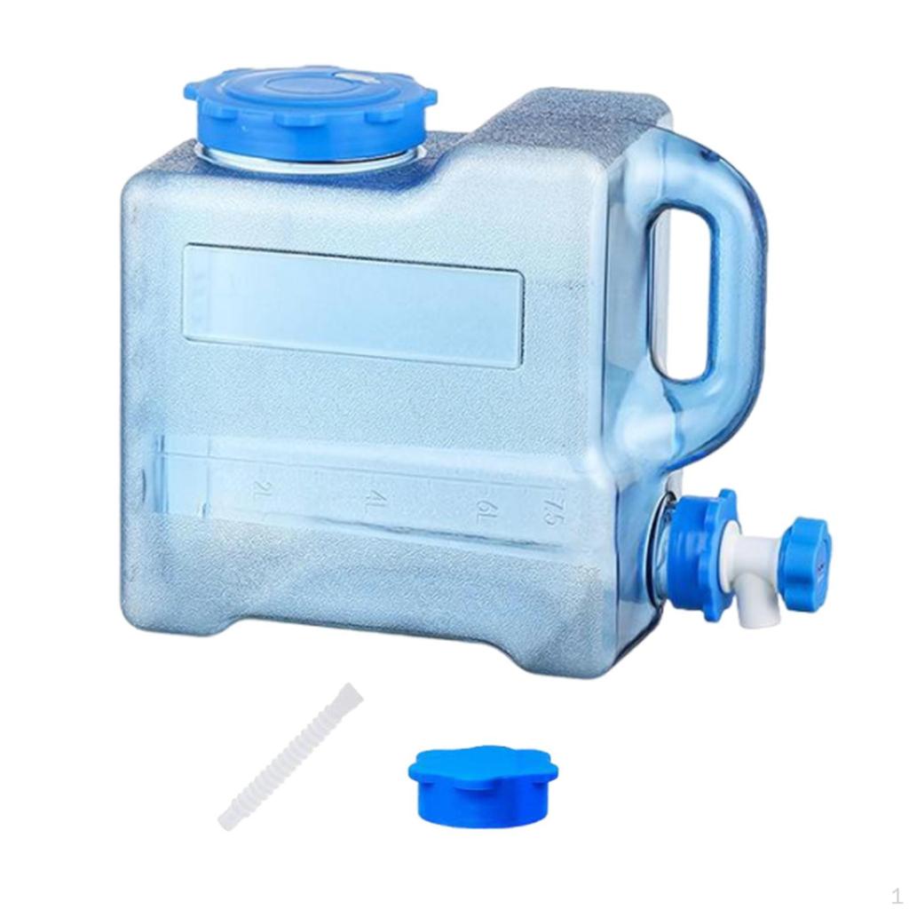 Кемпинговый контейнер для воды, бак-переноска с завинчивающейся крышкой, кувшин для хранения