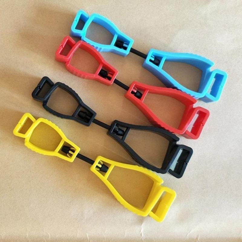 Пластиковый зажим для перчаток Красные рабочие перчатки Зажимы Рабочий зажим Защитные рабочие перчатки Защитная лаборатория