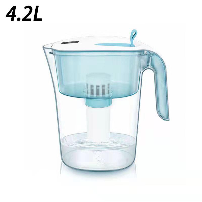 Бытовой кувшин-фильтр для воды Удаляет накипь и хлор Большая емкость Стерилизует и уменьшает содержание хлора