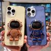 Прозрачный чехол-держатель для телефона с подставкой астронавта для Iphone 13 11 12 Pro Max Xs Max Xr X 13pro 11, противоударный, прозрачная, мягкая задняя крышка