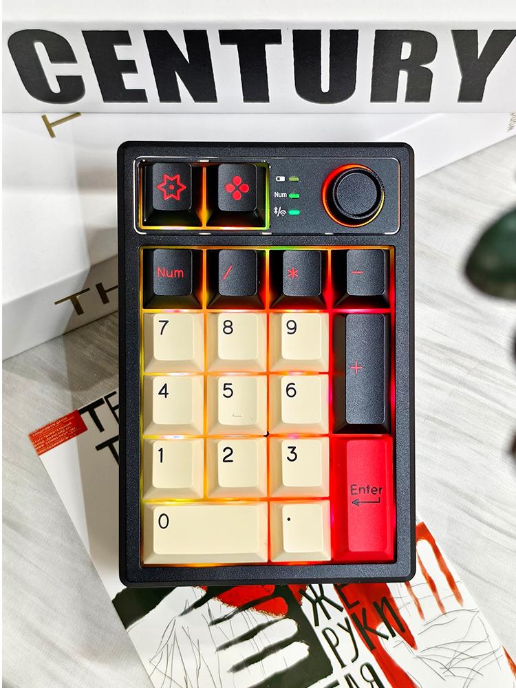 Keycool K19 Keypad 3Mode 2.4G Bluetooth Wireless Keypad PBT 19Keys Customization Number Pads For Pc Computer Accessories Gifts