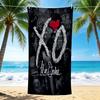 1Pc Love Music Beach Towel, Quick Dry, Multi-Use for Beach Pool Gym Yoga Home Travel, Christmas, Halloween, Xmas Gift S929290