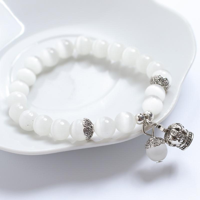 Жен., Браслеты из опаловых бусин, Кристалл, Модный браслет, Винтаж, Браслеты