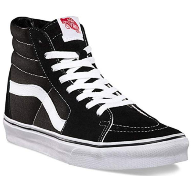 Vans Sk8-Hi черные кроссовки унисекс белые VN000D51B8C