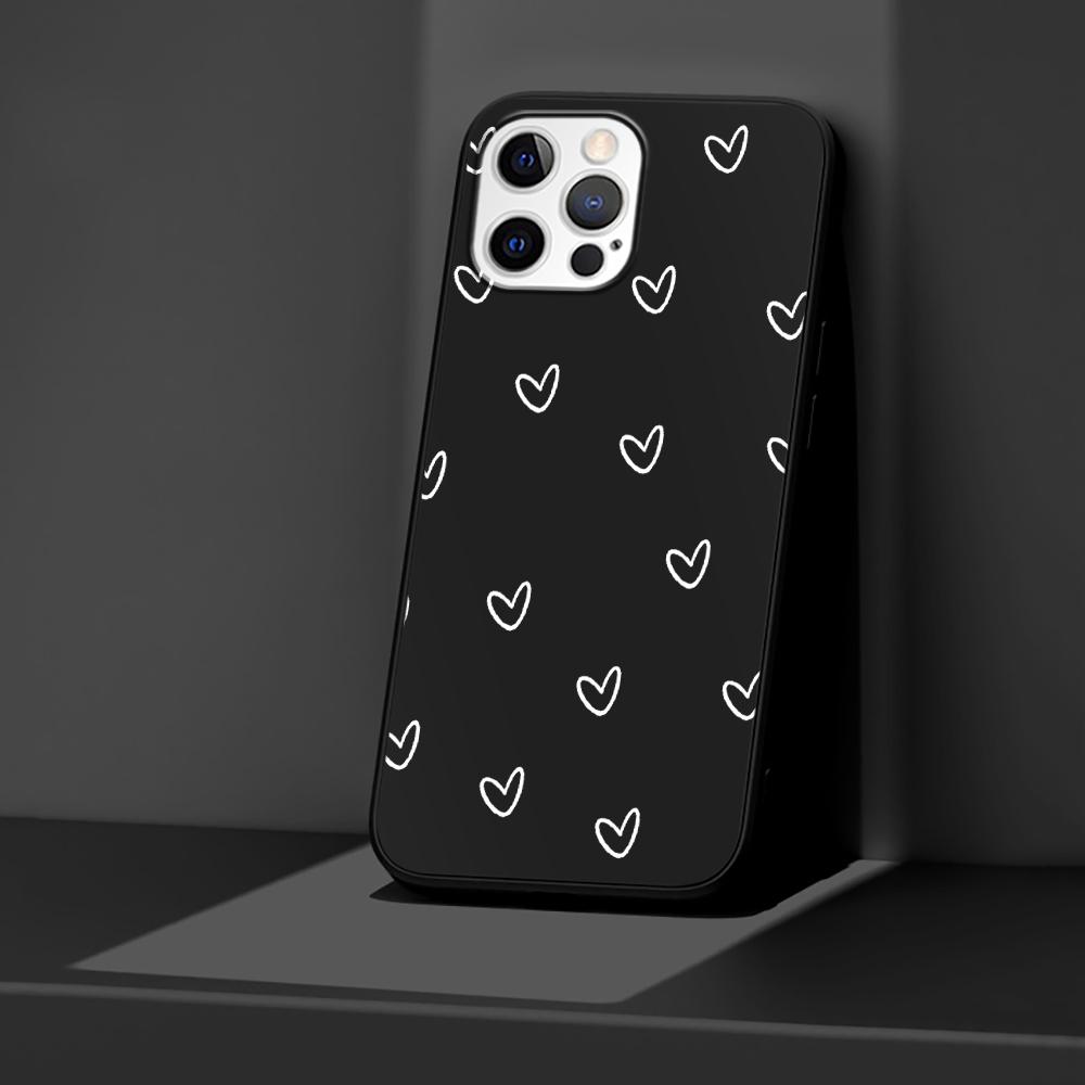 Милый чехол Wave Point Love Heart для Apple iPhone 14 11 13 12 Pro Max XR 7 8 + SE 2020 XS 6 6s Plus 5 5s силиконовый чехол для телефона