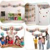 Bohemian Tassel String Rainbow Tassel Pendant Hanging Decoration Children's Room Decoration 84cm