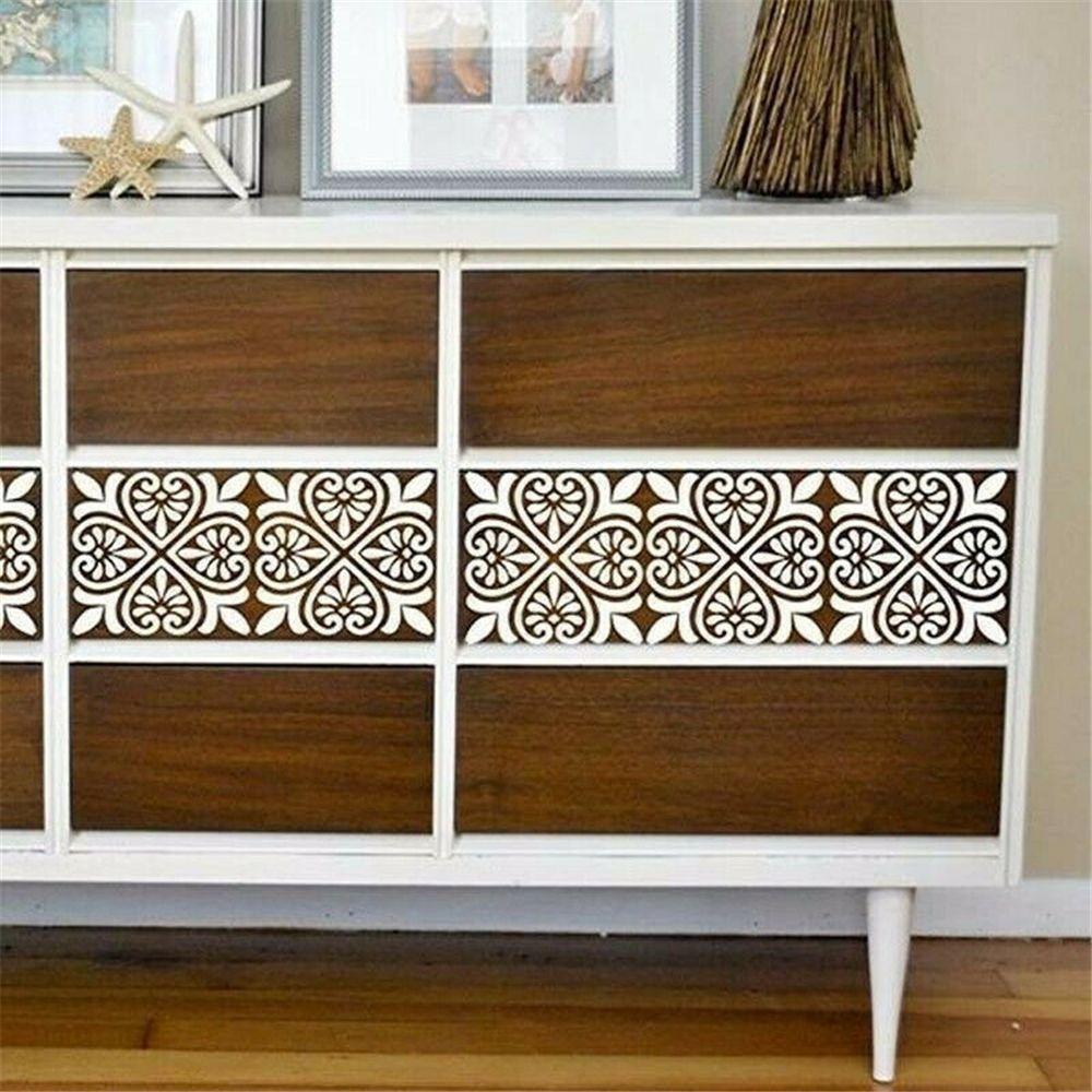 DIY выдолбленный шаблон для рисования Изготовление мебели, покраска карт, доска для рисования, набор трафаретов в виде мандалы