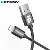 KEYSION Цифровой кабель 2А для iPod для iPhone, USB-зарядное устройство, плетеный телефонный кабель, быстрая зарядка, синхронизация данных