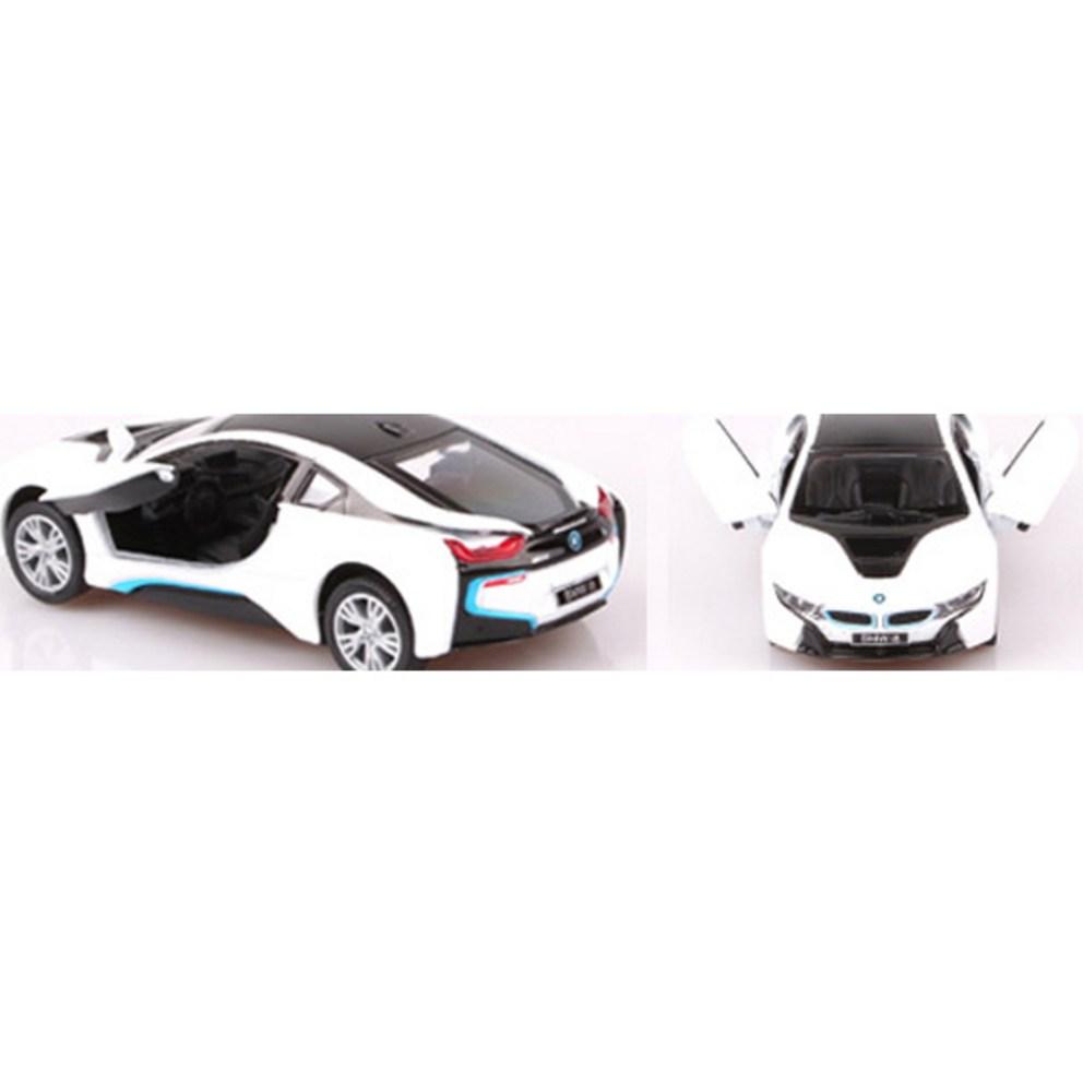 Kinsmart BMW i8 Литая машинка-игрушка с механизмом обратного хода