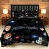 Jujutsu Kaisen Pattern Bedding Quilt Set Quilt Cover Pillowcase Home Birthday Gift(1 * duvet cover + 2 * pillowcase, without core)