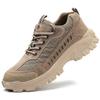 Labor Insurance Shoes Men's Breathable and Lightweight Safety Work Shoes, Anti-smashing, Anti-piercing and Wear-resistant Protective Shoes