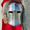 Barbuta Helmet Medieval Knight Armor 18g Mild Steel Helmet LARP Cosplay Halloween Costume Warrior Helmet Gift