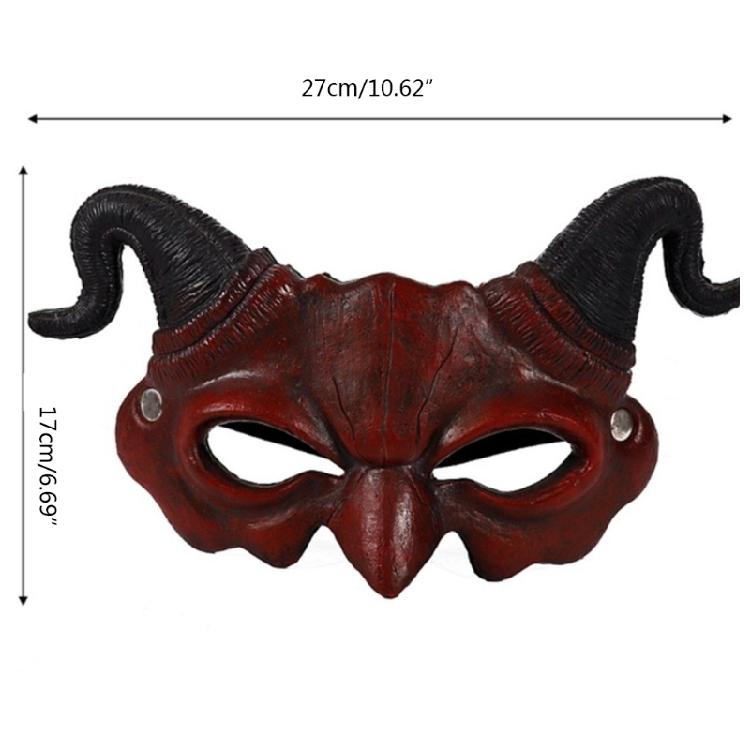 Demon Mask Kid of Dark Mask Slaughter To Prevail Mask Creepy Halloween