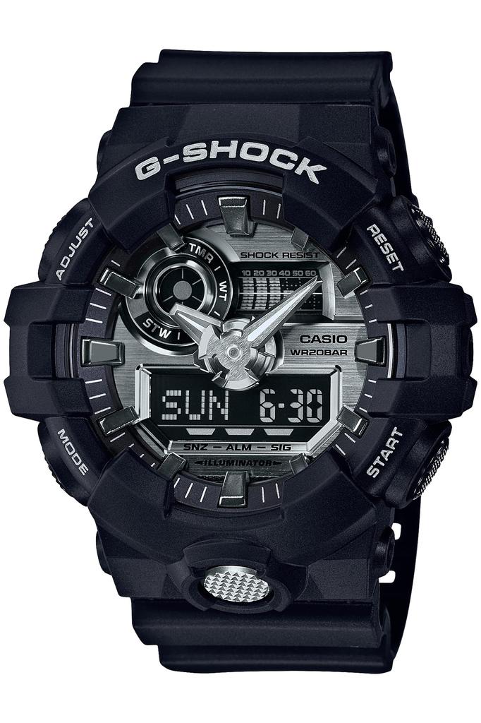 Часы Casio G-Shock (Официальный японский продукт) GA-710-1A2JF / -710-1AJF Мужские Черные