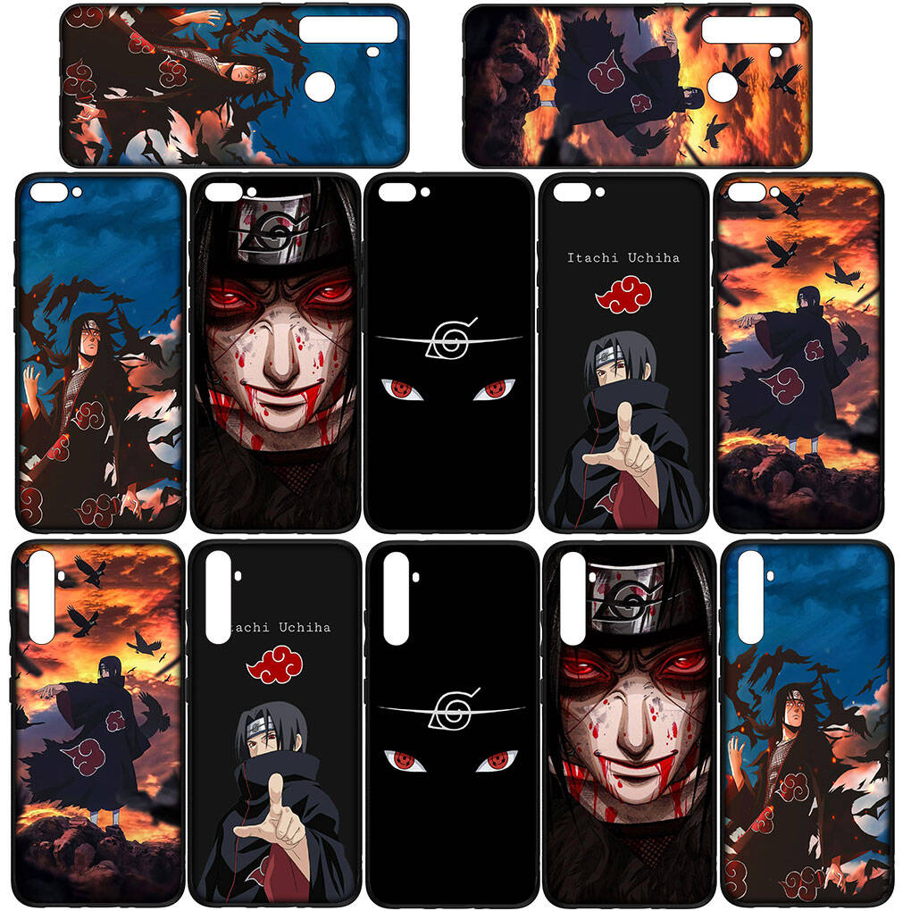 Чехол для телефона для iPhone 17 15 16 Plus Xiaomi Poco X7 X6 F8 F7 C85 C75 C71 Redmi Note 14 12 11 13 Pro Max A4 14C 13C 15C CoqueNarutos Итачи Учиха Обложка