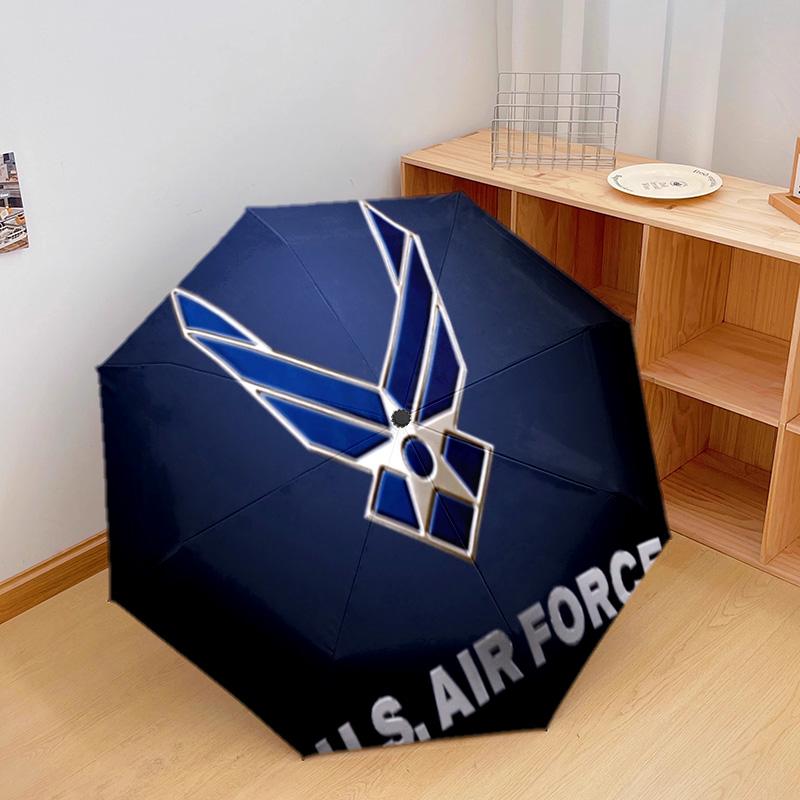 1PC U.s. Air Force Symbol Automatic Umbrella - Suitable Travel Outdoor Portable Umbrella Birthday Gift Daily Essentials