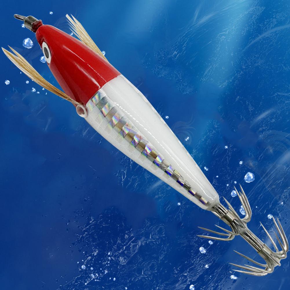 1-10PCS Squid Jig Fishing Lure Shrimp Prawn Luminous Glow in Dark Artificial Spinner Lure Fishing Tackle for Cuttlefish Octopus