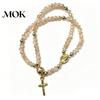 Faith Reminder Jewelry Rosary Bracelet Magnetic Closure Handmade Christian Prayer Beads Lightweight Easy to Wear Spiritual Gift To