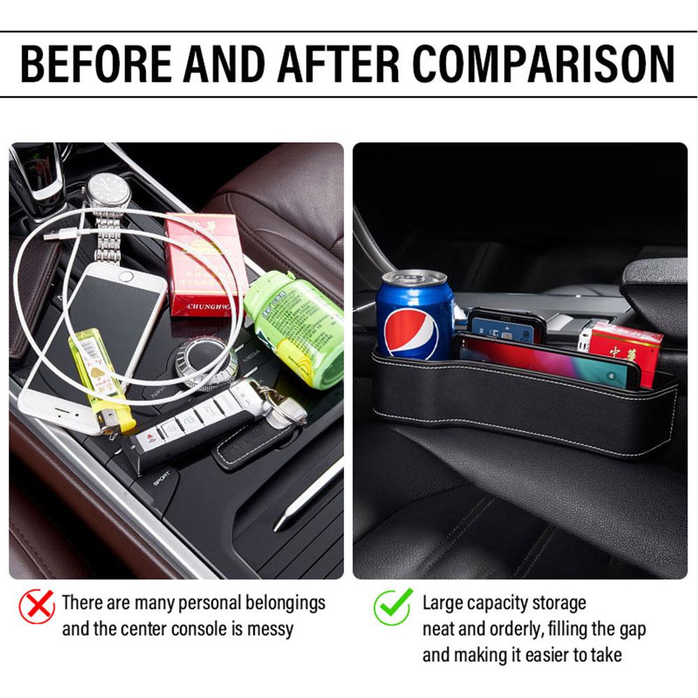Car Seat Side Crevice Storage Box Card Wallet Phone Cigarette KeyBag For LEXUS FSPORT IS300 IS200 IS300 NX RX GS300 GX460 ES300 AEO1