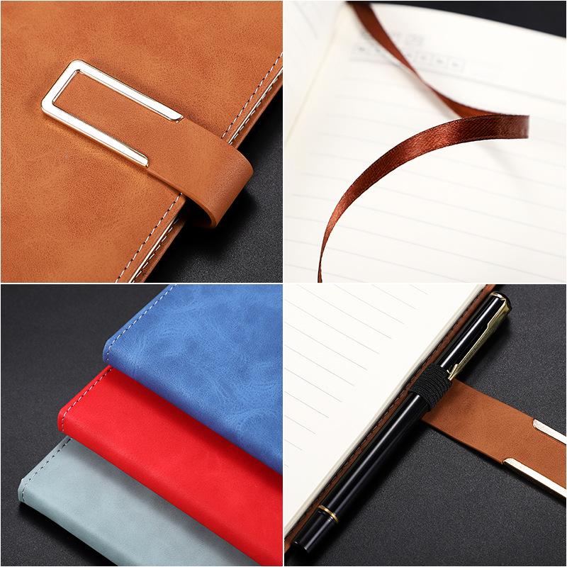 Креативный блокнот формата A5/B5 с U-образной пряжкой в проволочном переплете — настраиваемый логотип, идеально подходит для офисных встреч и студентов