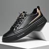 Модный бренд кожаная мужская повседневная обувь осенняя мода кроссовки обувь резиновая теплая мужская обувь на плоской подошве зимняя мужская обувь распродажа мужской дизайнер