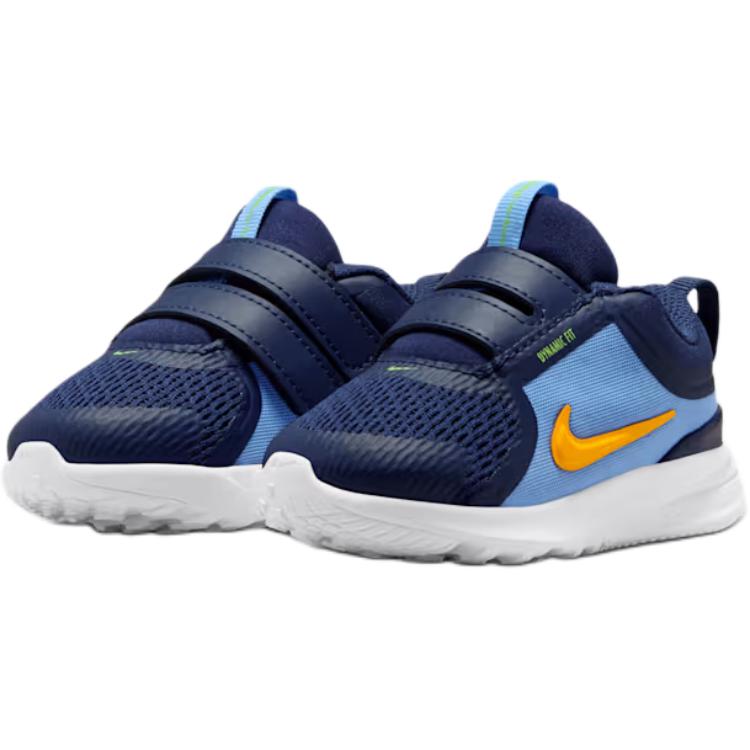 Nike Кроссовки Star Runner 5 TD Midnight Navy Laser Orange для малышей, синие HF7006-403