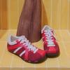 Американский тренд популярные красные ретро немецкие кроссовки с плоской подошвой женские новинка 2025 года универсальные спортивные туфли Forrest Gump