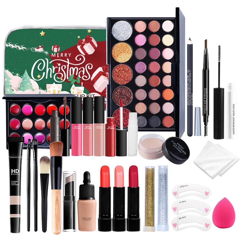 Набор для макияжа для подростков Набор для макияжа для начинающих Подарочный набор для макияжа для женщин Тени для век Рождественские подарочные наборы для макияжа для девочек-подростков 100 мл