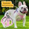 Светоотражающий жилет-шлейка для питомца, дышащая сетчатая шлейка для собаки/кошки с регулируемыми ремнями, жилет для кошки с боковой застежкой, защищенный от побега, для безопасной прогулки