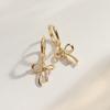 Mcel 14K Bello Ribbon Earrings