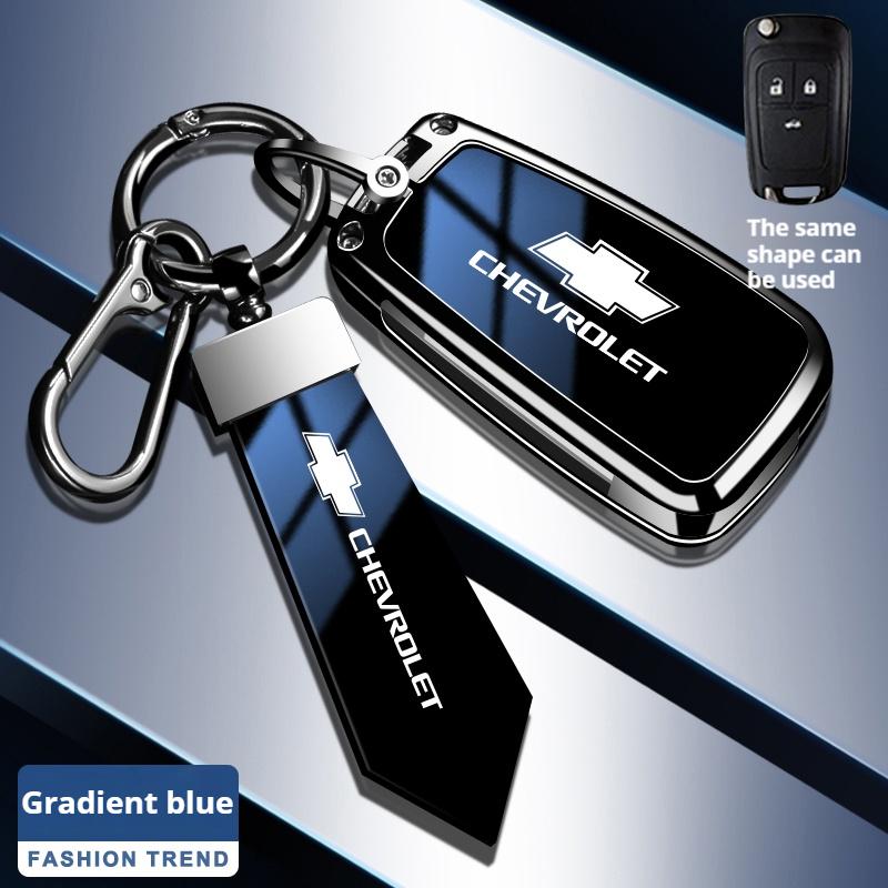 BODCA1 Zinc Alloy Car Key Case Cover Fit For Chevrolet Trailblazer Blazer Chevy Malibu Camaro Cruze Traverse Sonic Volt Car Accessories
