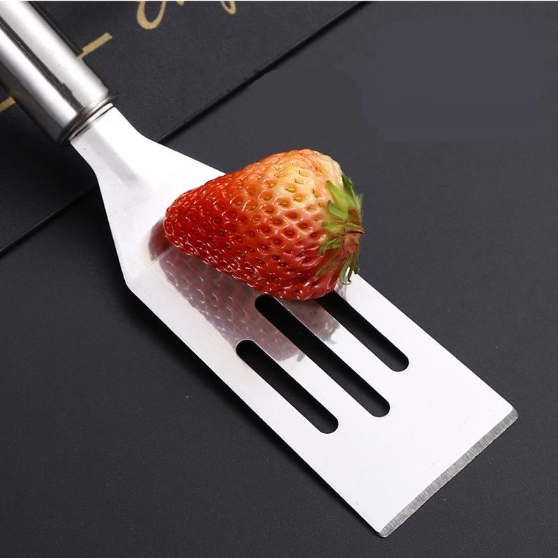 Нержавеющая сталь Лопатка для жарки стейков и рыбы с антипригарным покрытием Многоцелевая лопатка для блинов, барбекю, торта, пиццы, хлеба, кухонные принадлежности