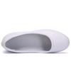 Air Cushion Shoes Women Leather Flats Non-slip Nurse Shoes Comfortable