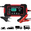 Быстрое зарядное устройство для автомобильного аккумулятора Power Pulse Repair 12V 6A Для Авто Мото Влажный Сухой Свинцово-кислотный AGM Гелевый Полностью автоматический ЖК-дисплей