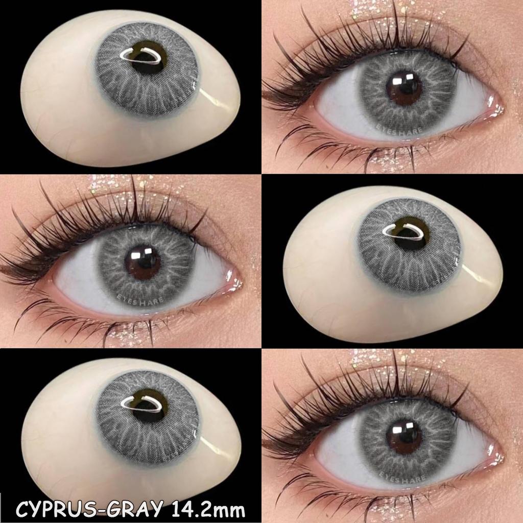 Eyeshare Colored Contact Lens For Eyes DIAMOND Series Color Contact Lens Eye Contacts Colored Cosmetic Lenses Yearly 2pcs/pair