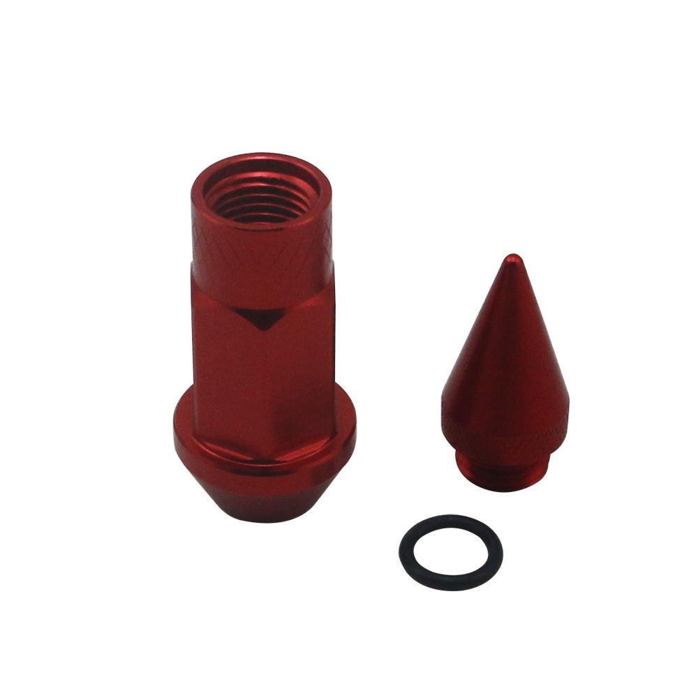 20PCS Bullet Style Lug Nuts - Cone Seat Anti-Theft Locking Nuts, Colorful Aluminum Wheel Nuts for Car SUV