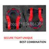 2 Pcs Trailer U-hook 8 Ton 3/4" D-ring Shackles Set u-hook loop hook trailer rope automobile SUV Offroad Parts Towing Hook