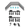 Front Rear Anti-roll Bar Sway Bar Kit Stabilizer Set 3 Hardnesses 54514 for Tamiya XV01 XV01T PRO FF04 EVO 1/10 RC Car Upgrade