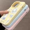 Зимний чехол-ракушка с кроликом Миффи для iPhone: Подходит для 17 Pro Max, 16, 15 Pro, 14 Plus/13 - Милый и стильный дизайн
