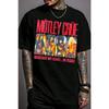 2026 Новый летний повседневный женский футболка с принтом группы Motley Crue, с круглым вырезом, свободного кроя