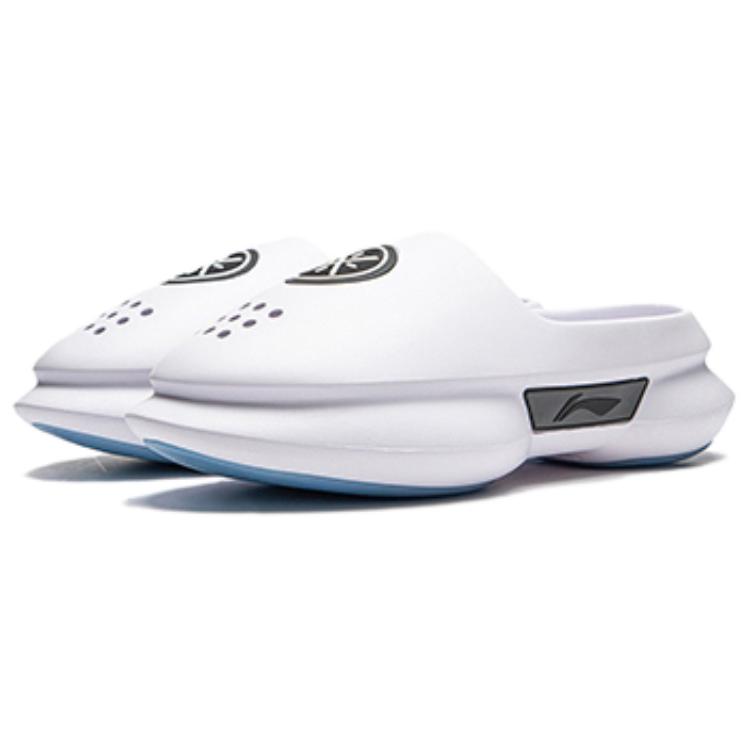 Мужские закрытые тапочки Li Ning Quiet с защитой от истирания, стандартные, белые ABTU003-2