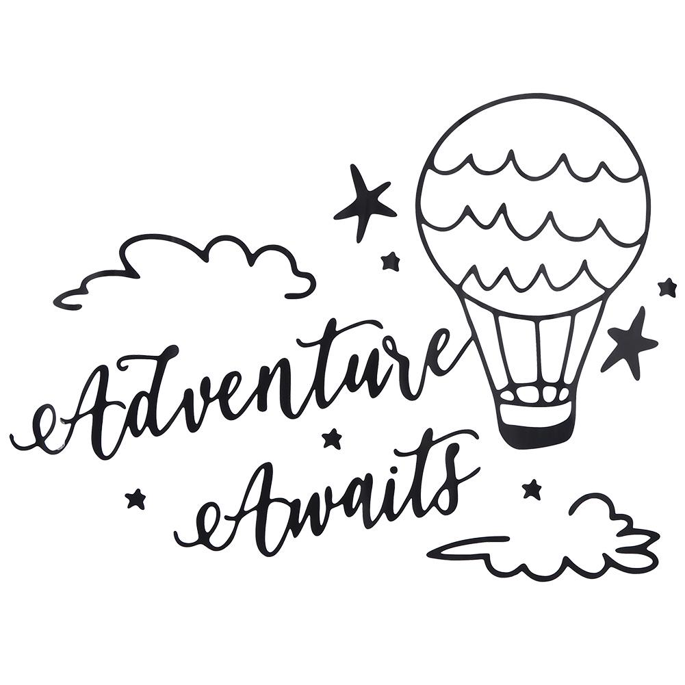 Cute Cartoon Clouds and Balloon Wall Sticker Removable Wall Paper Living Room Home Decoration