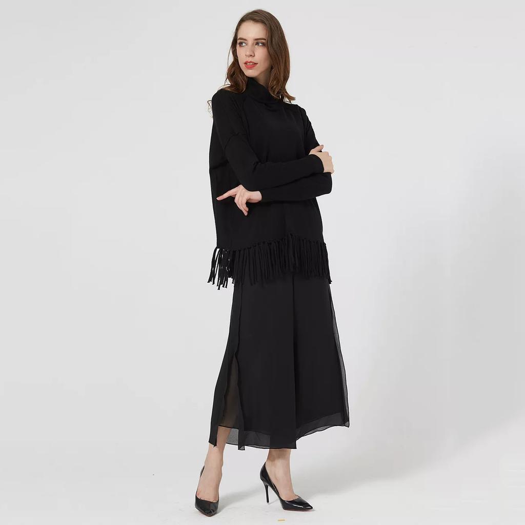 Большой размер: весна-осень, однотонный вязаный пуловер, большой свитер большого размера, женский свободный джемпер, пончо C-149