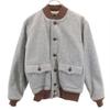 LOST WORLDS Made In USA Melton Jacket M Gray Men's Used