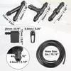 ACROPIX Windshield Wiper Washer Nozzle Jets with 2M Windshield Washer Hose for Subaru