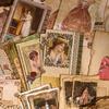 100Pcs Set Vintage Mixed Kit Sticker & Paper 2-in-1 Scrapbook Collage Literary Distressed Decor Supplies