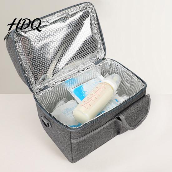 Large Capacity Insulated Lunch Bag with Adjustable Shoulder Strap Double Layer Durable Thermal for Drinks And Fruits Organizer Reusable Waterproof