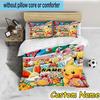 3PCS Custom Name Pika Bedding Set, Bedding Set Including 1pc Duvet Cover And 2pcs Pillowcases for Bedroom,Dormitory Gift
